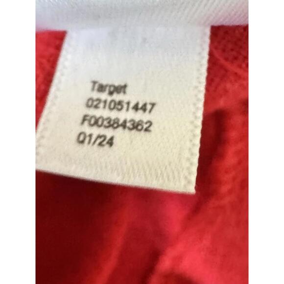 Ava &‎ Viv Women’s Red Button down back Sleeveless Top Linen Blend Plus Size 2X - Picture 7 of 7